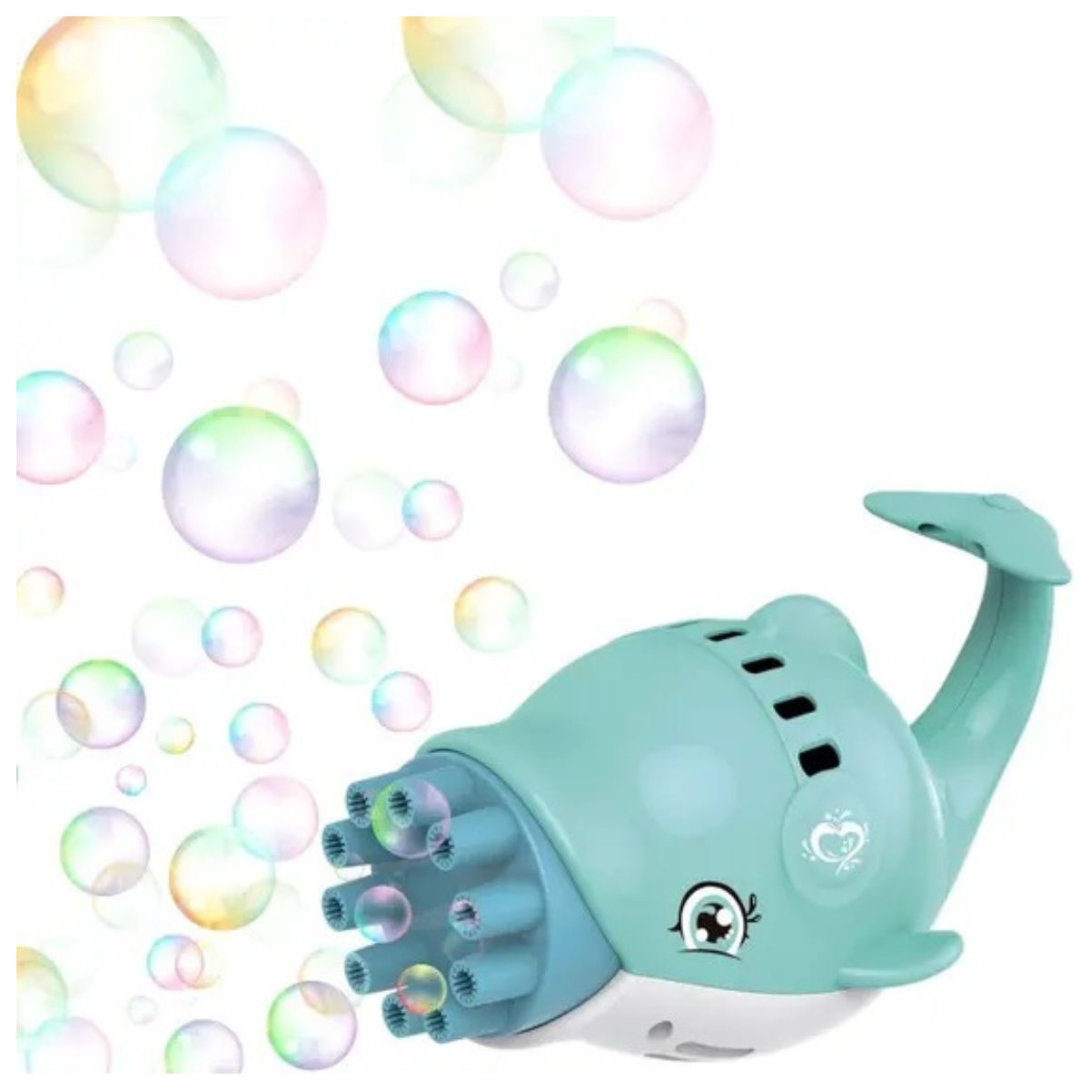 Lançador Bolha de Sabão Golfinho Mania De Bolha Verde Lançador Bolha de Sabão Golfinho Mania De Bolha Verde
